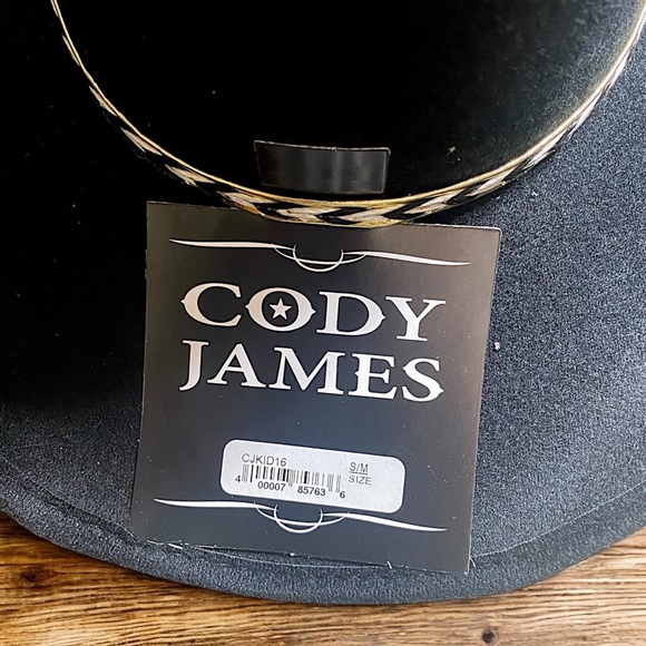 Cody James Kids Black Cowboy Hat - Picture 3 of 5